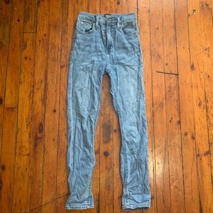 BDG high rise girlfriend cropped jean